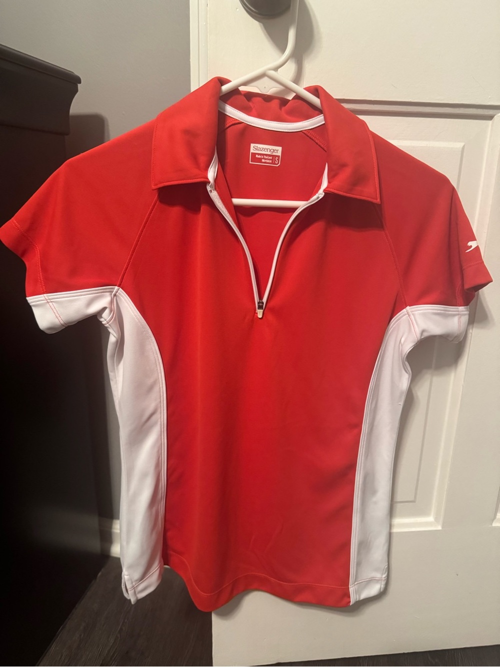 2 xs and 1 small slazenger golf shirts